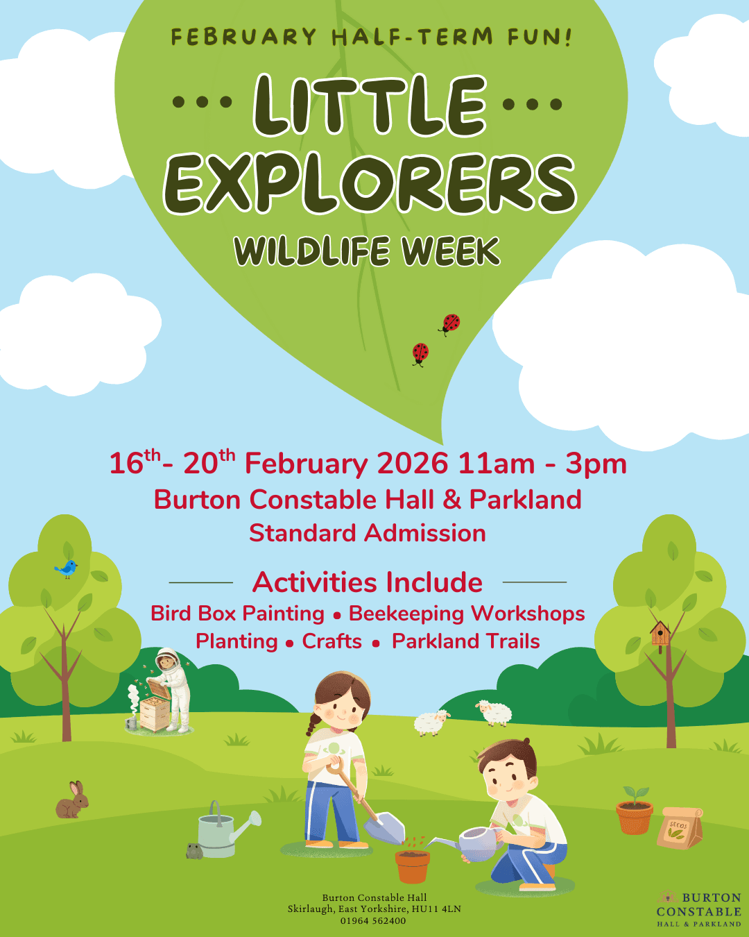 February Half Term at Burton Constable